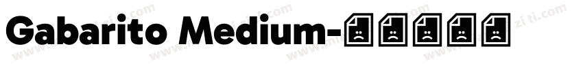 Gabarito Medium字体转换